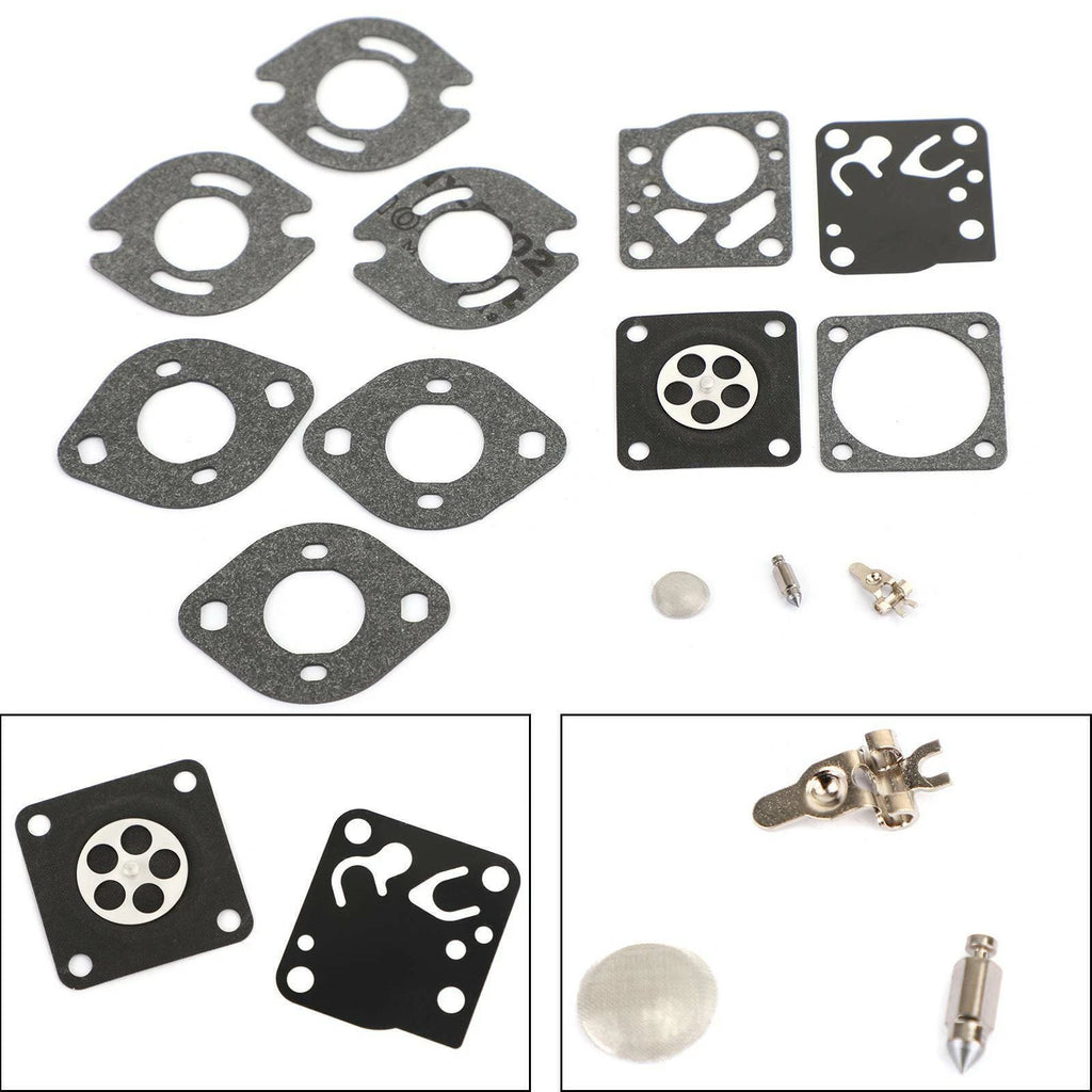 Carburetor Repair Kit for Tecumseh TC200 TC300 (640230 640231 640347 RK-18HU T9)