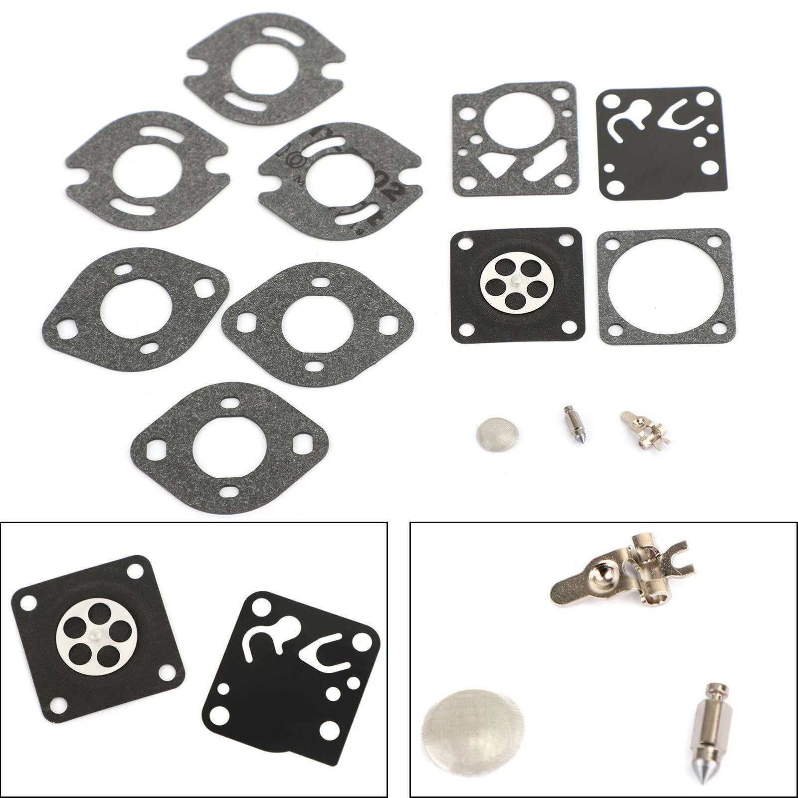Carburetor Repair Kit for Tecumseh TC200 TC300 (640230 640231 640347 RK-18HU T9)