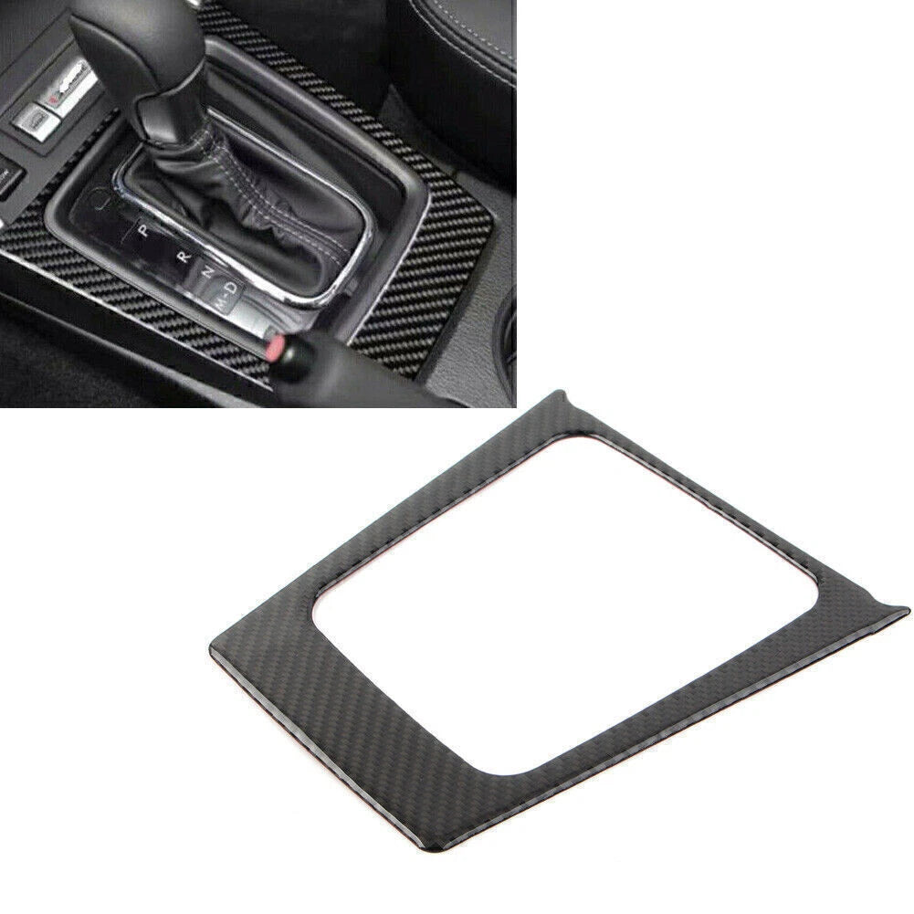 Carbon Fiber Interior Gear Shift Panel Trim for Subaru Forester (2013–2018)