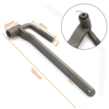3X Motorcycle Engine Valve Adjustment Tool Screw Wrench with Feeler Gauge