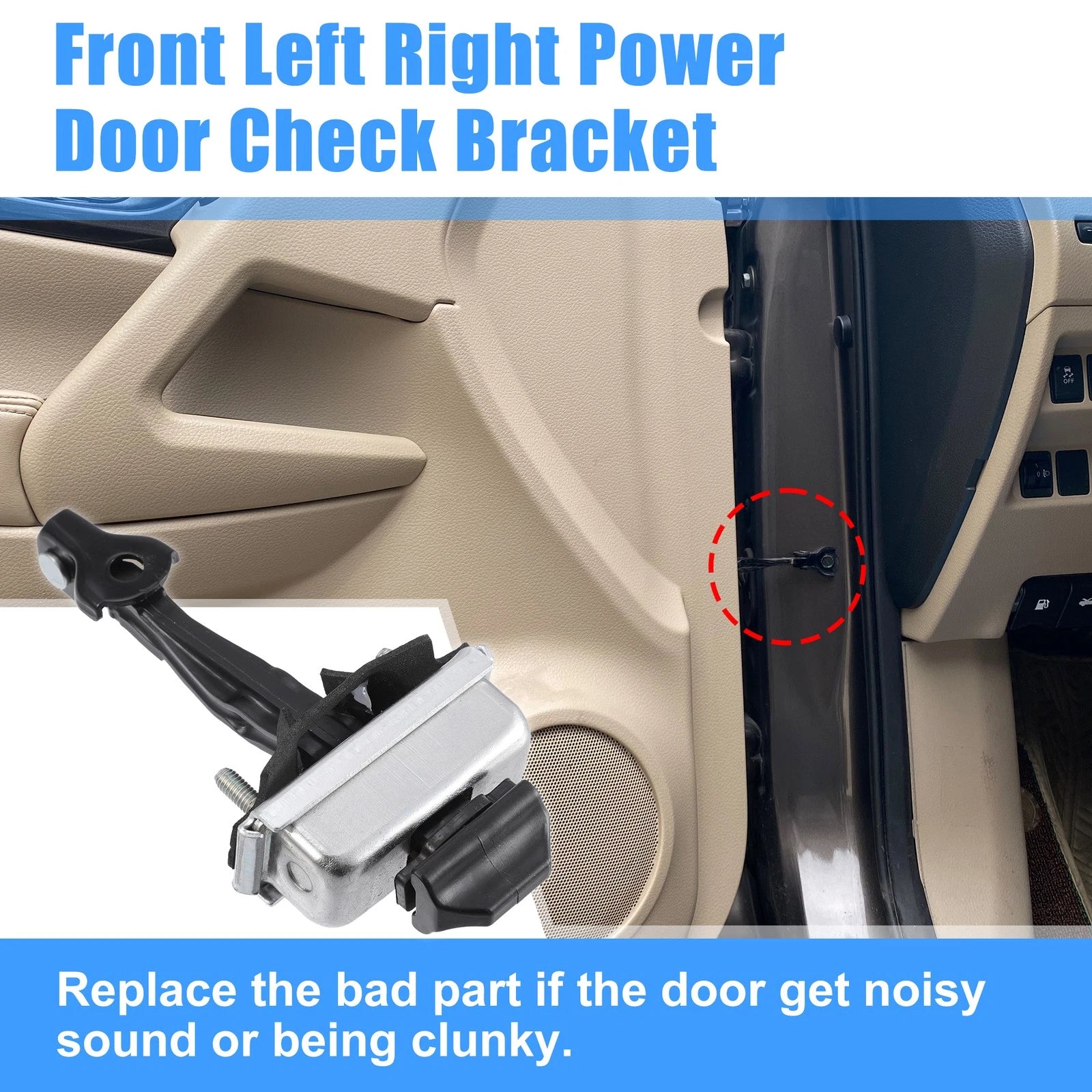 Front Door Check Strap Stop Limiter for Chevrolet Impala (2014–2020)
