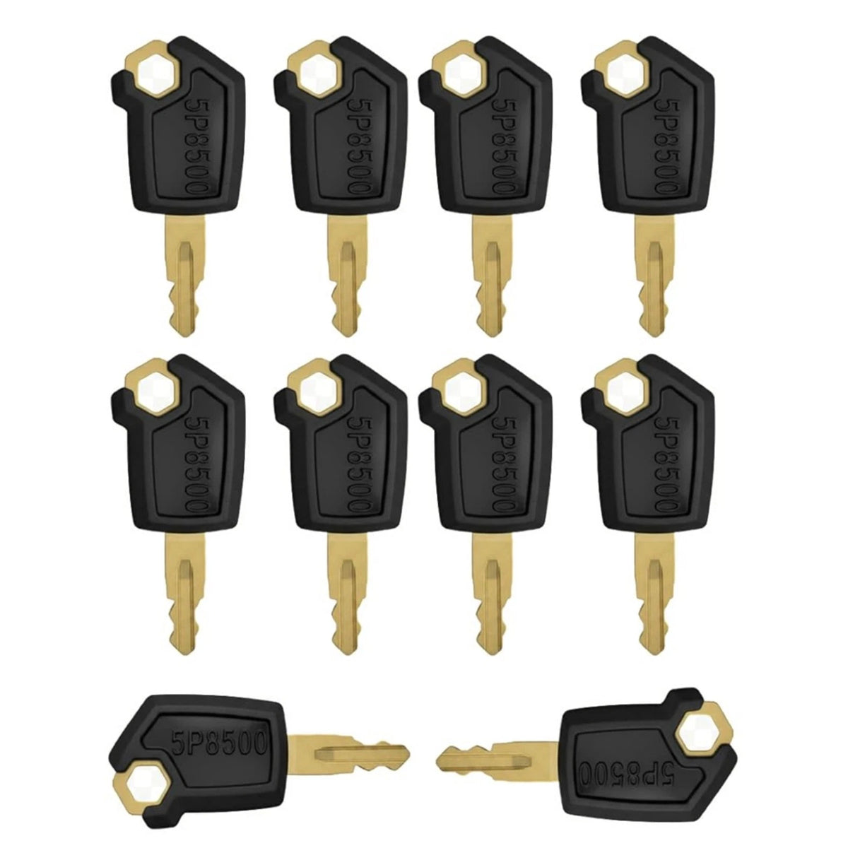 10X Ignition Key for Caterpillar Wheel Tractor Scraper (5P8500)
