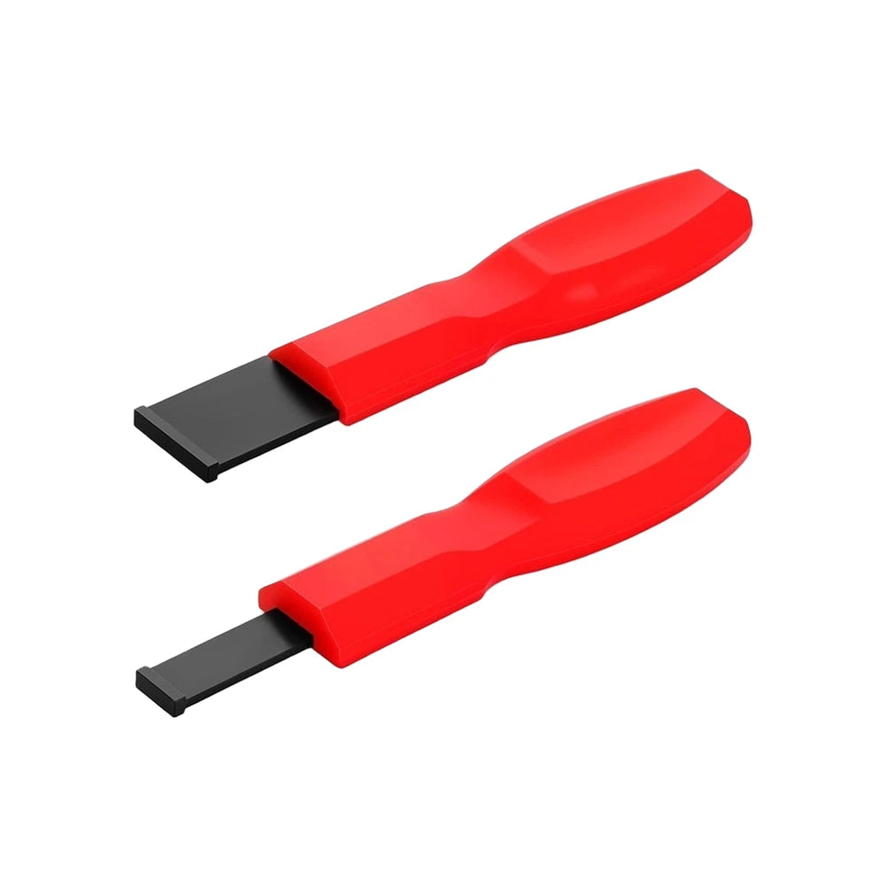 Alloy Engine Sealant Remover Tool Set 2PCS Cylinder Head Scraper Red Ergonomic
