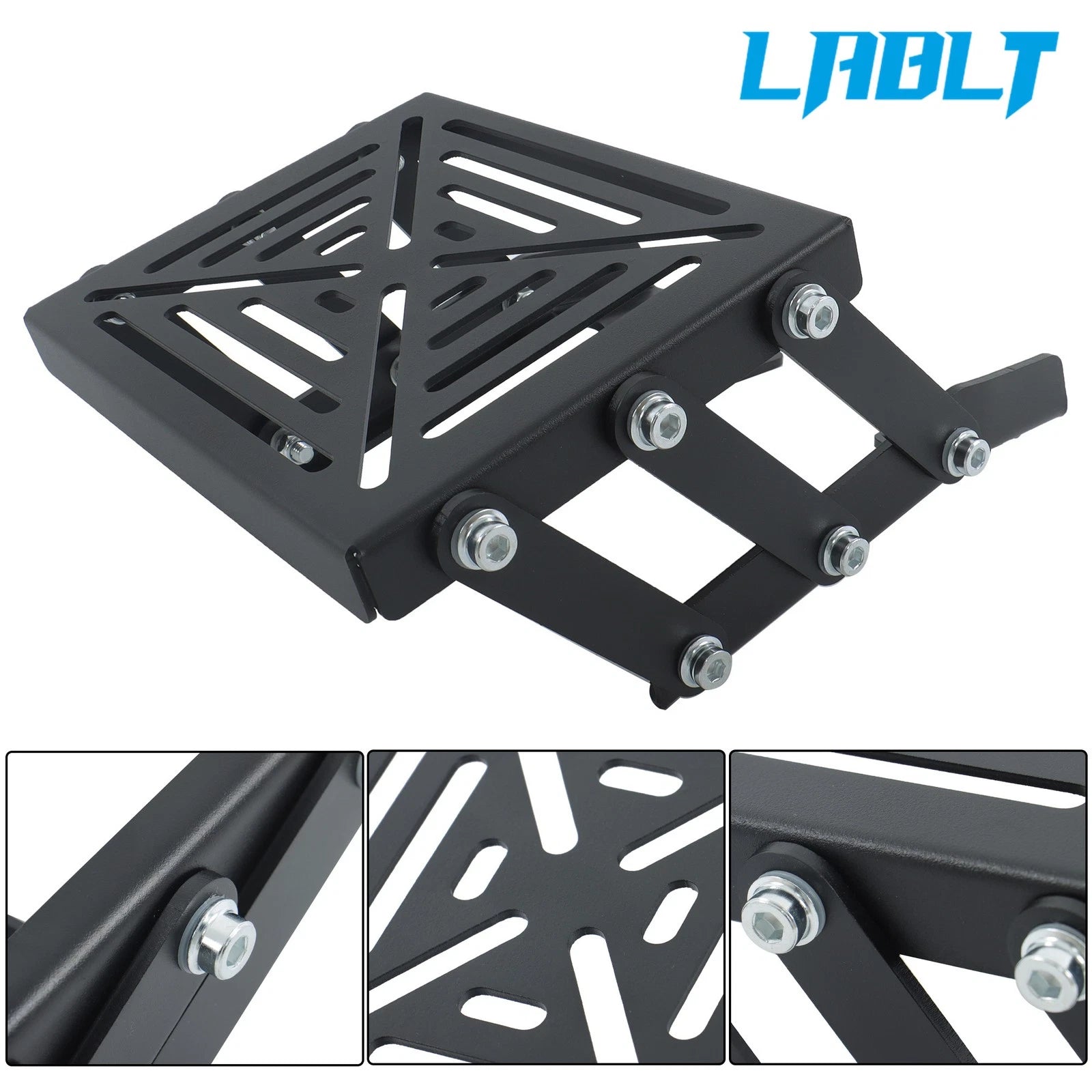 Tour Pack Trunk Mount for Motorcycle (Carbon Steel)