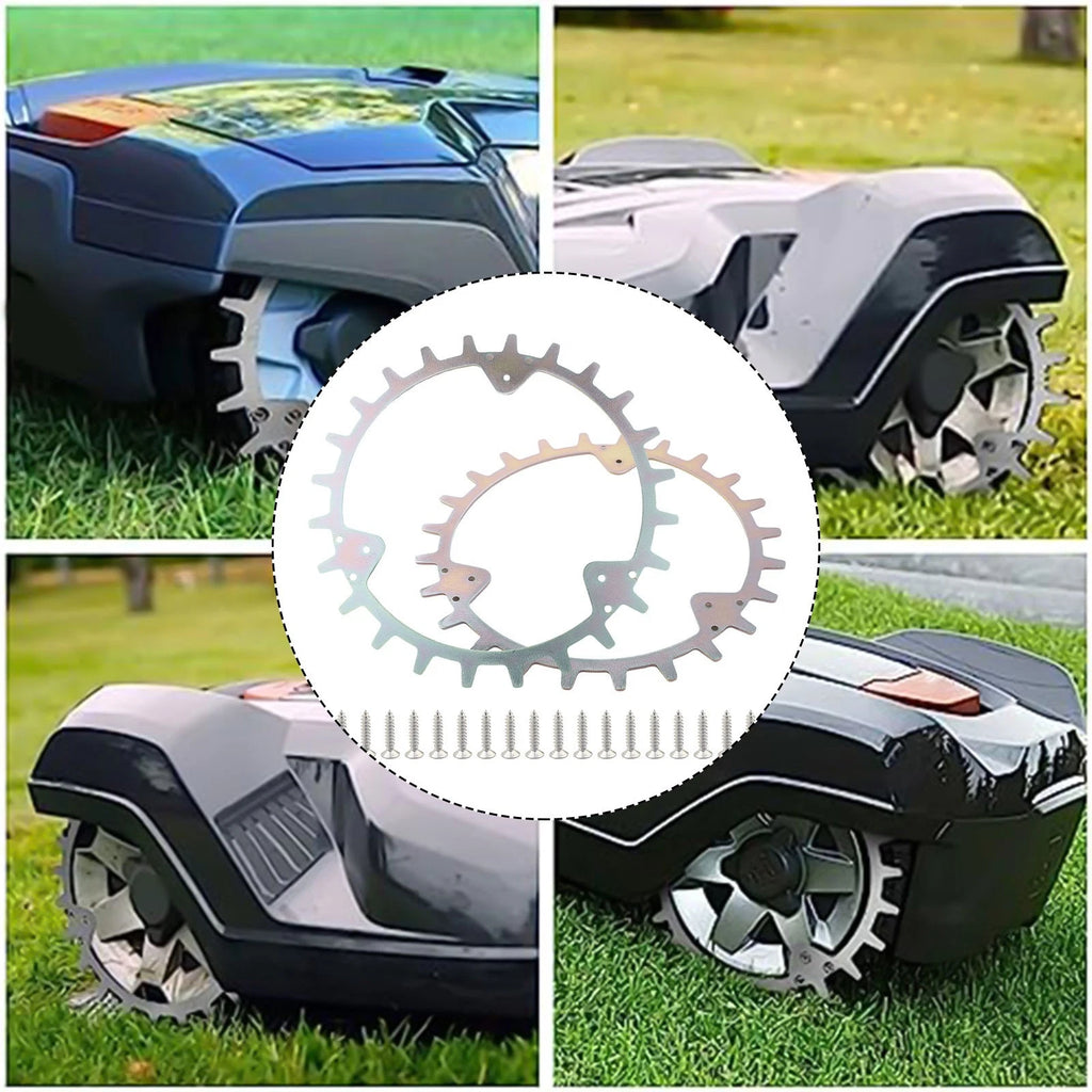 2X 252mm Antiskid Wheeled Accessory for