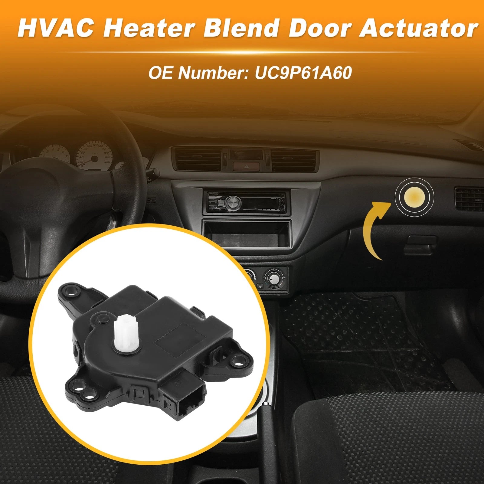 HVAC Heater Blend Door Actuator Replacement for Ford Ranger PX (2011–2025)
