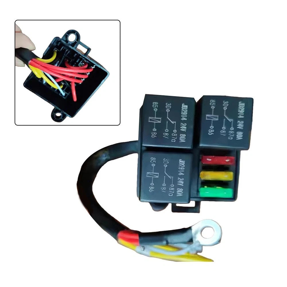 24V Fuse Relay Box Pre-wired Kit for ATC Blade Fuses