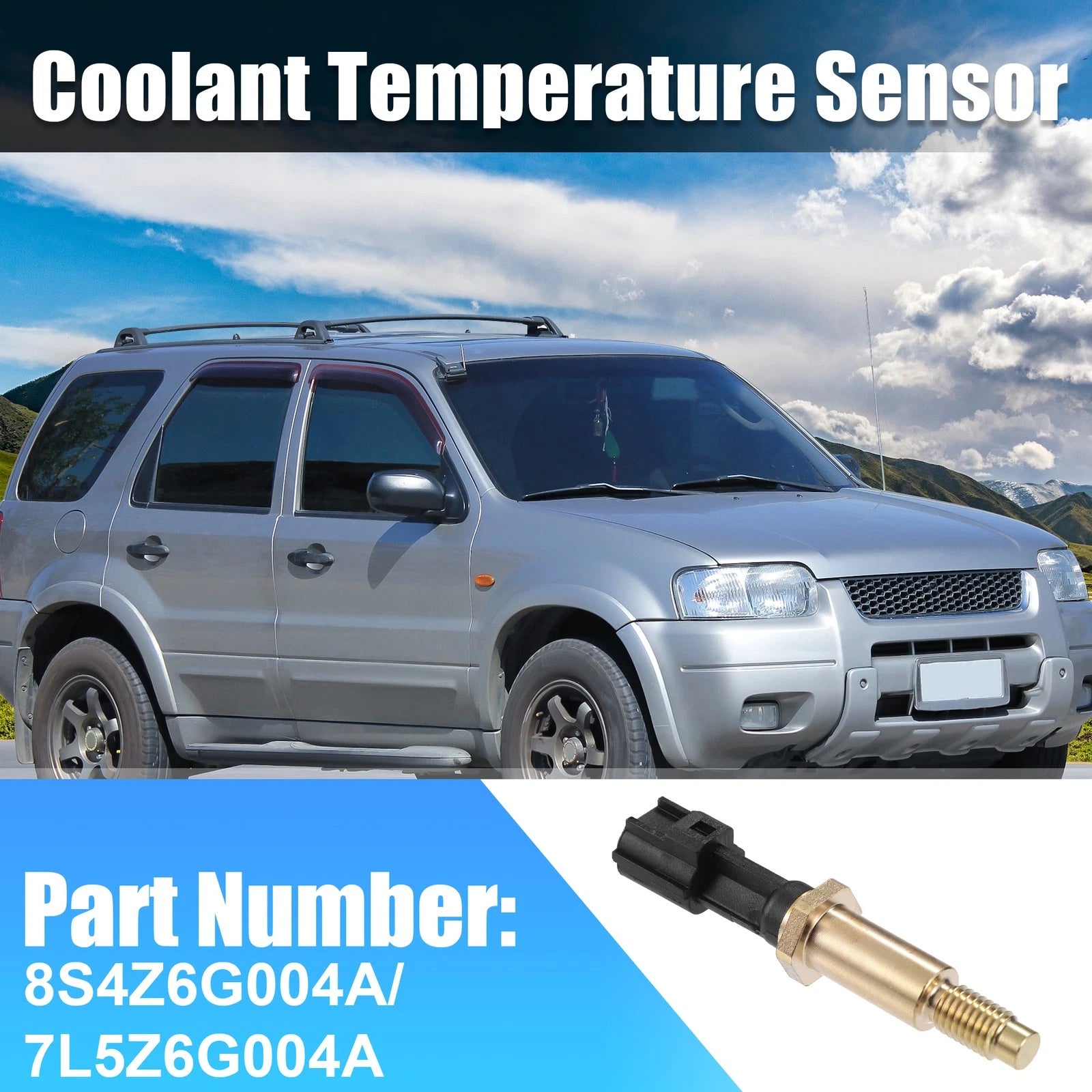 Engine Coolant Temperature Sensor Replacement for Ford Focus C-Max Hybrid (2013–2018)