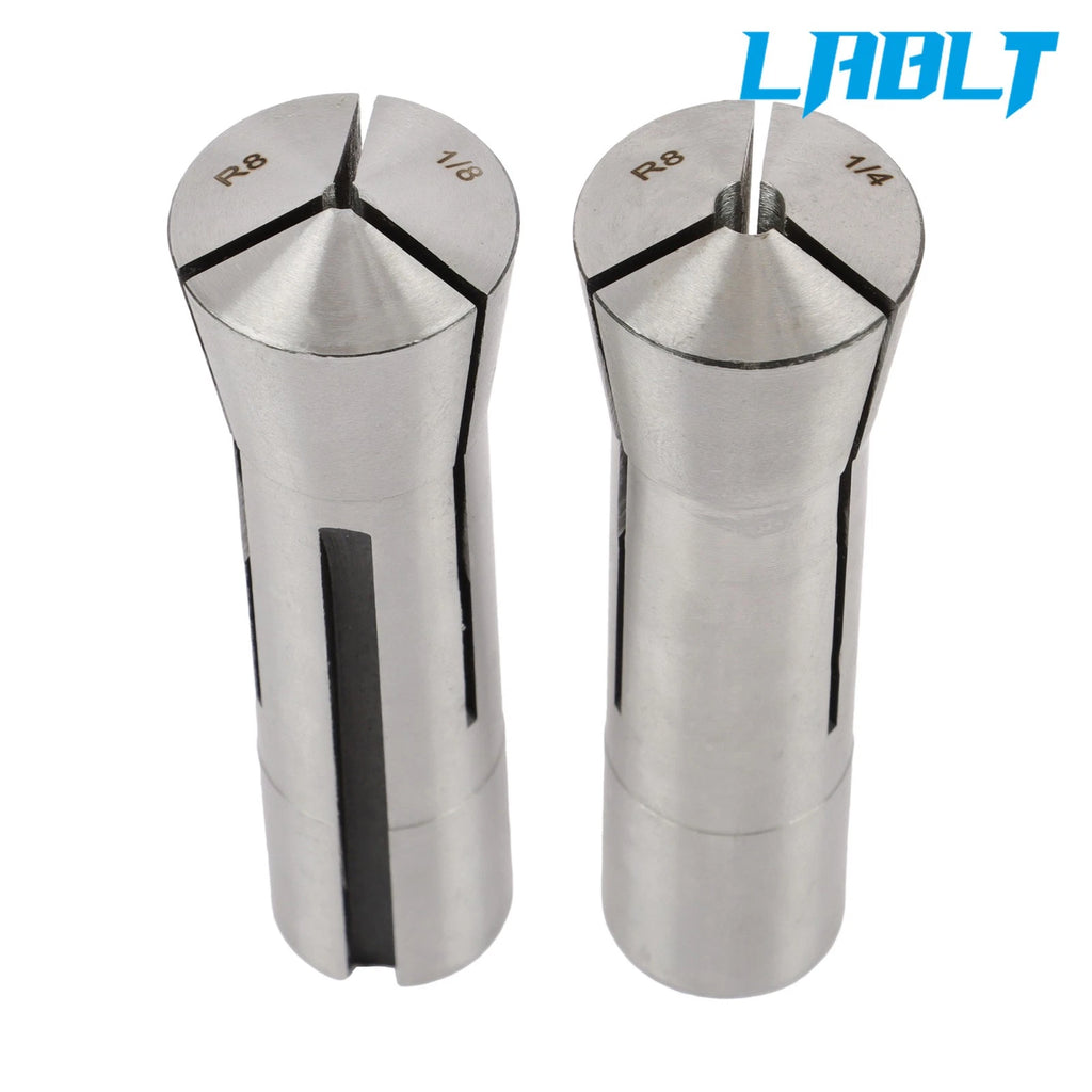 8Pcs R8 Collet Set for (1/8" to 1")
