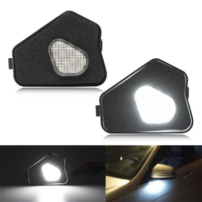 2Pcs LED Under Mirror Puddle Lights for Mercedes C E S CL CLA CLS GLK
