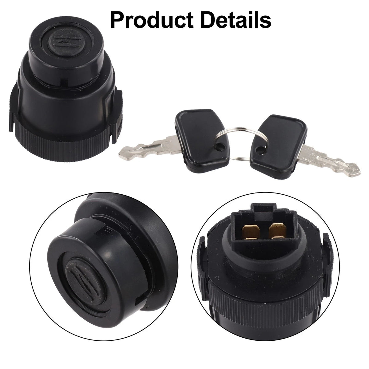 Ignition Key Switch for Kubota BX2370 BX24D B26 (2010–2023) K757162102