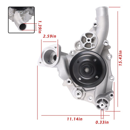 Engine Water Pump 68165882AD for Dodge Charger Challenger 6.2L (2015–2024)