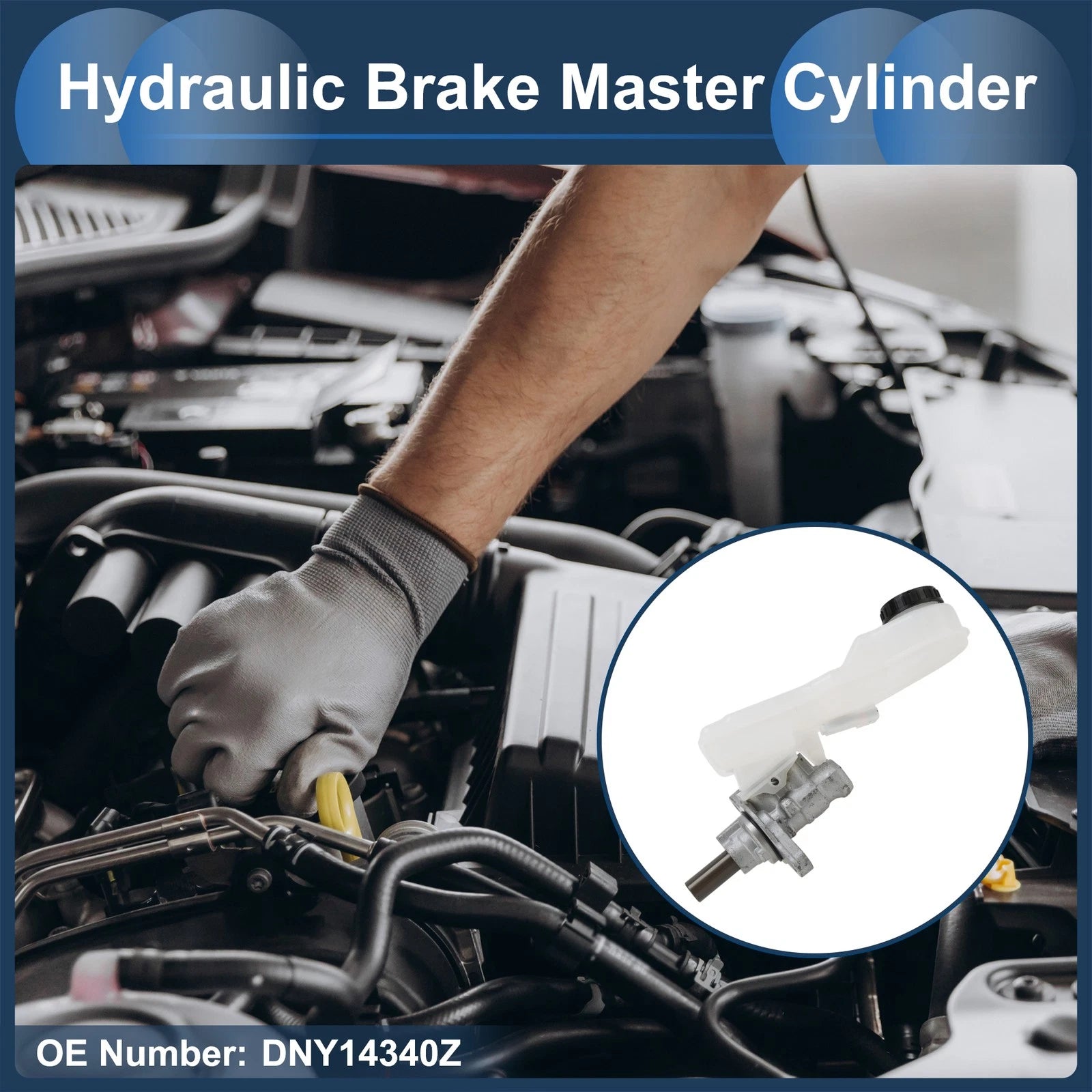 Brake Master Cylinder with Reservoir for Mazda MX-6 (1992–1997)