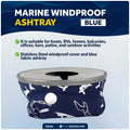Windproof Ashtray for Five Oceans (FO101)