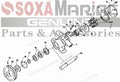 Water Pump Repair Kit for Onan MDKUB 5 6 7.5 9 (132-0336, 10-35211-5)