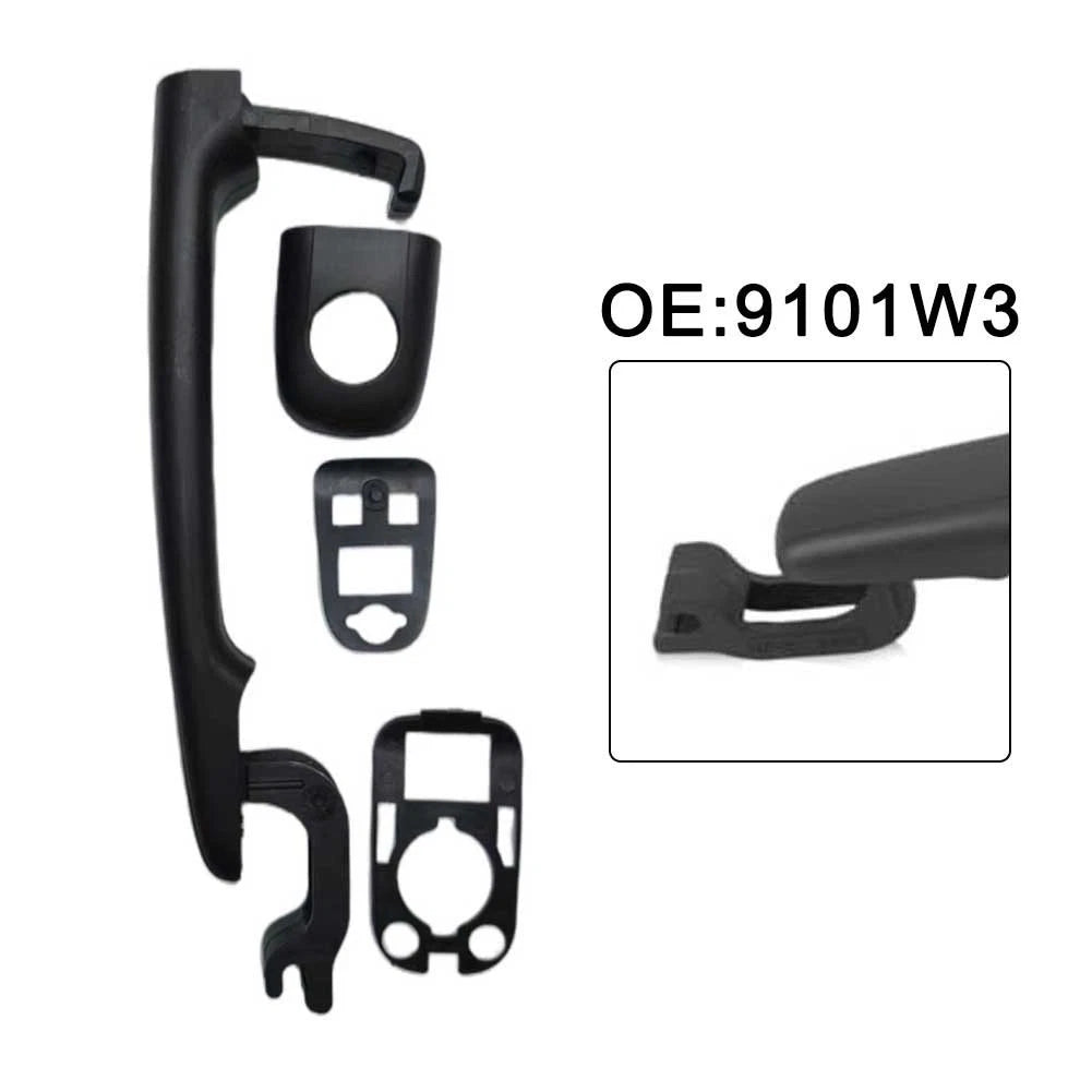 External Door Handle for Car (Plastic + Metal Construction)
