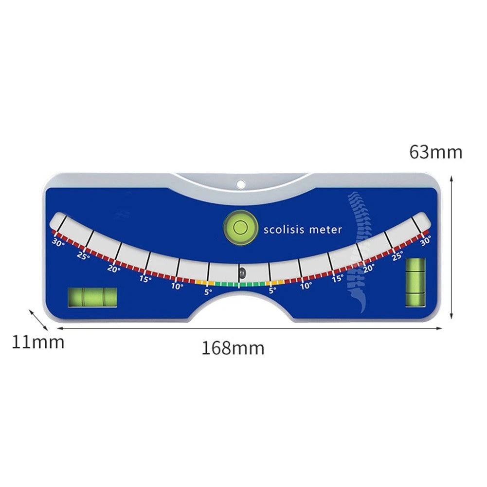 Scoliosis Measuring Ruler with Zeroing Function for Fast Results