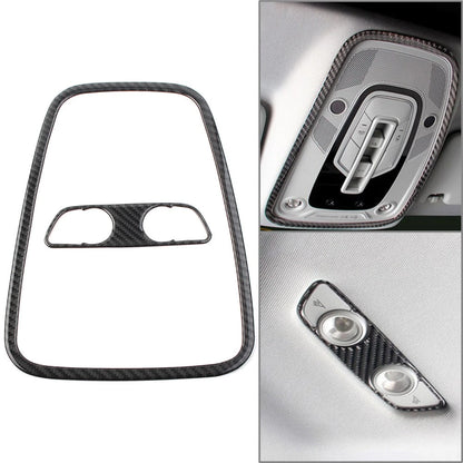 Interior Reading Light Lamp Cover Trim for Audi A4 B9 (2017–2020) Carbon Fiber