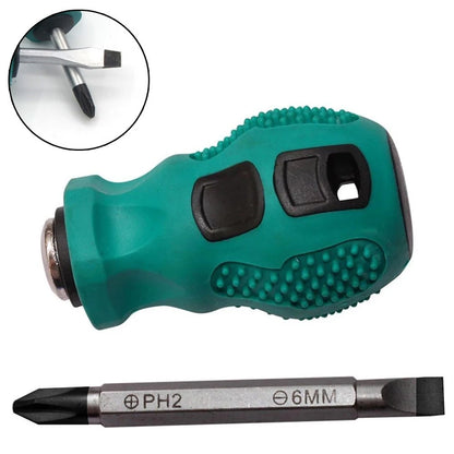 2X Magnetic Slotted Screwdriver for Home Shop