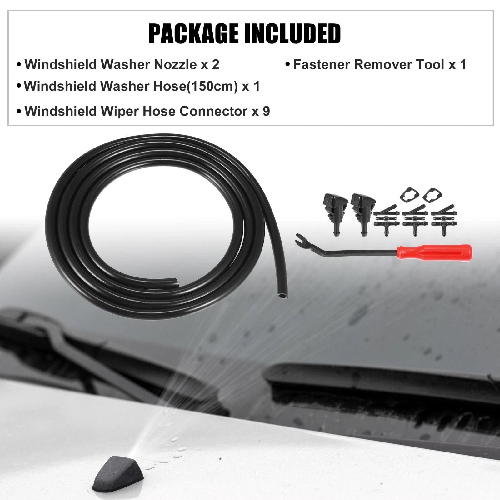 Front Windshield Washer Nozzle Kit for Dodge Avenger (2008–2011)