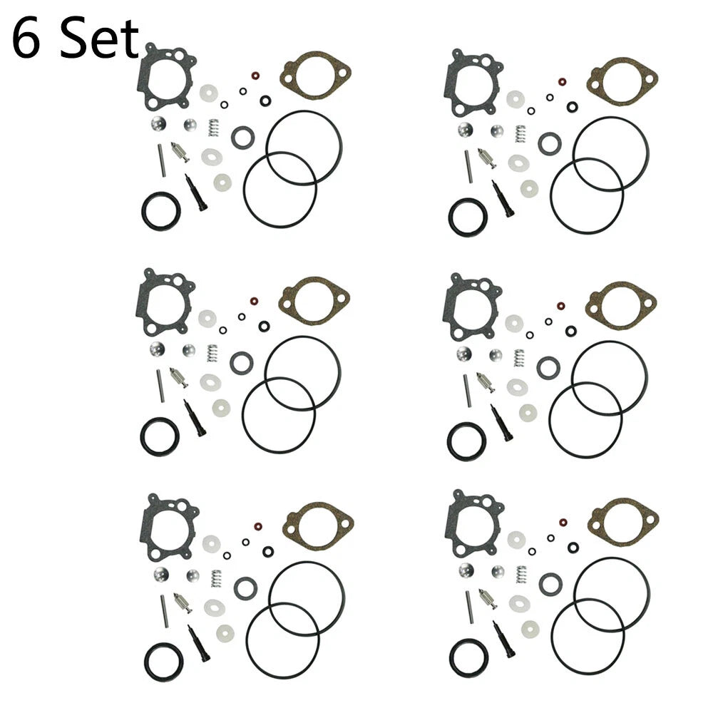 Set of 6 Carburetor Repair Kits for B&S 492495 493762 498260
