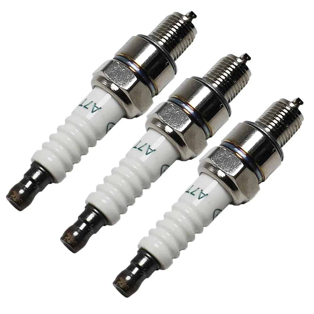 3Pcs A7TC Spark Plug for ATV Dirt Bike Scooter Go Kart GY6 50cc-150cc
