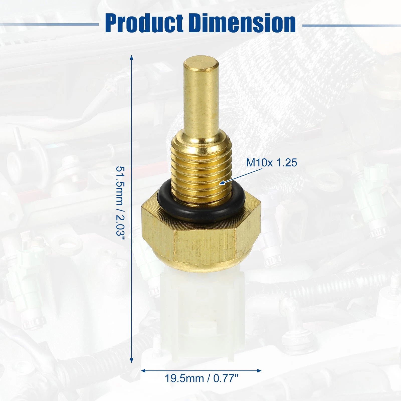 Engine Coolant Water Temperature Sensor for Honda SXS700M4D (2017–2022)