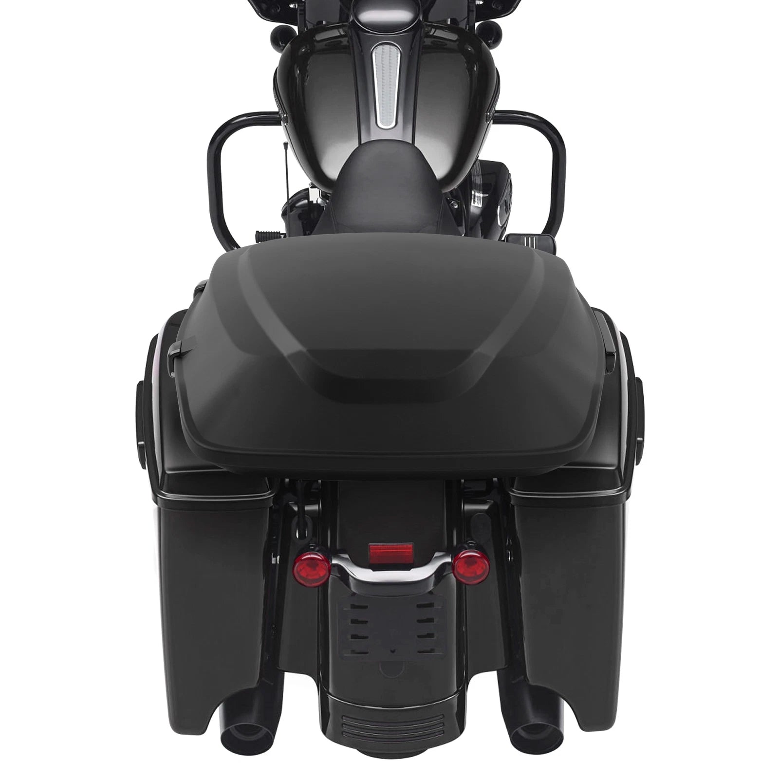 Matte Black Razor Trunk for Harley Electra Glide (2014–2025)