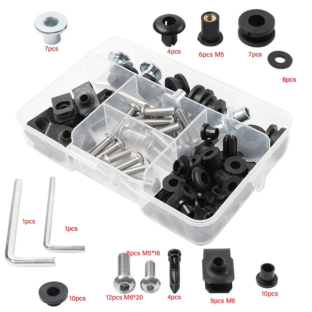 Fairing Bolts Kit for Suzuki GSXR1000 (2003–2004)