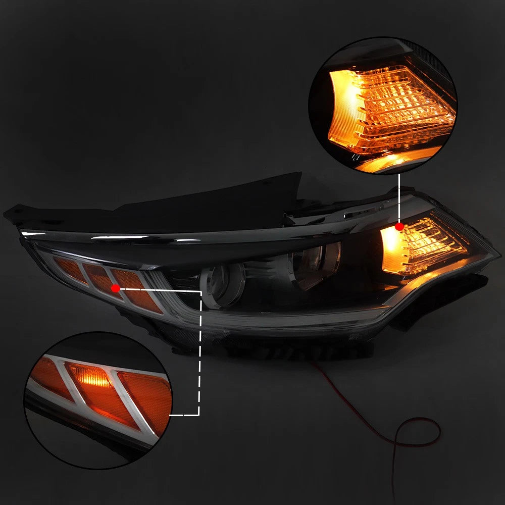 Halogen Headlight Assembly Right Side for Kia Optima (2016–2018)