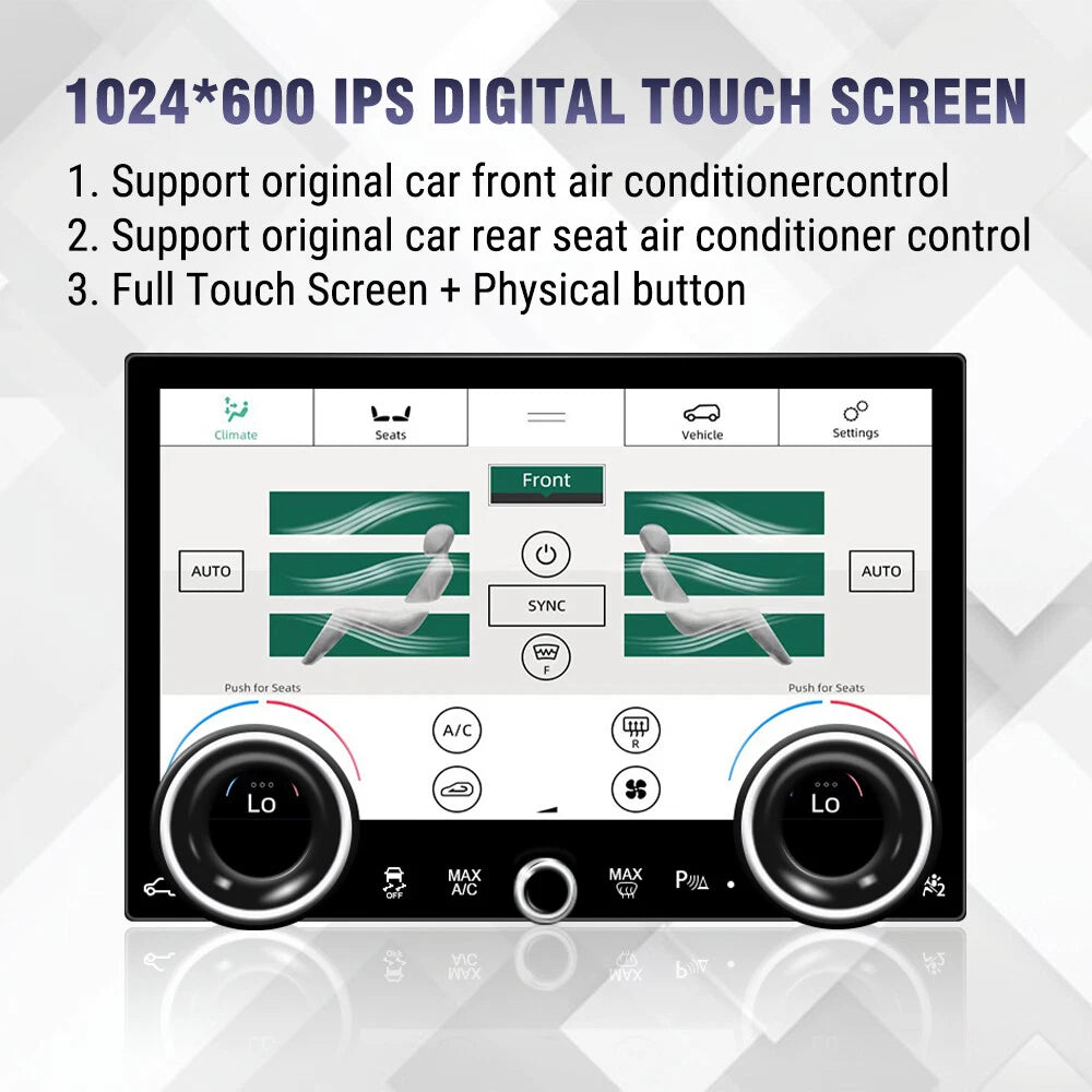 10.1" A/C Panel LCD Touch Screen for Land Rover Discovery 4 (2010–2016)
