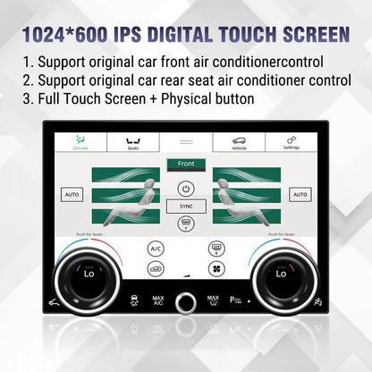 10.1" A/C Panel LCD Touch Screen for Land Rover Discovery 4 (2010–2016)