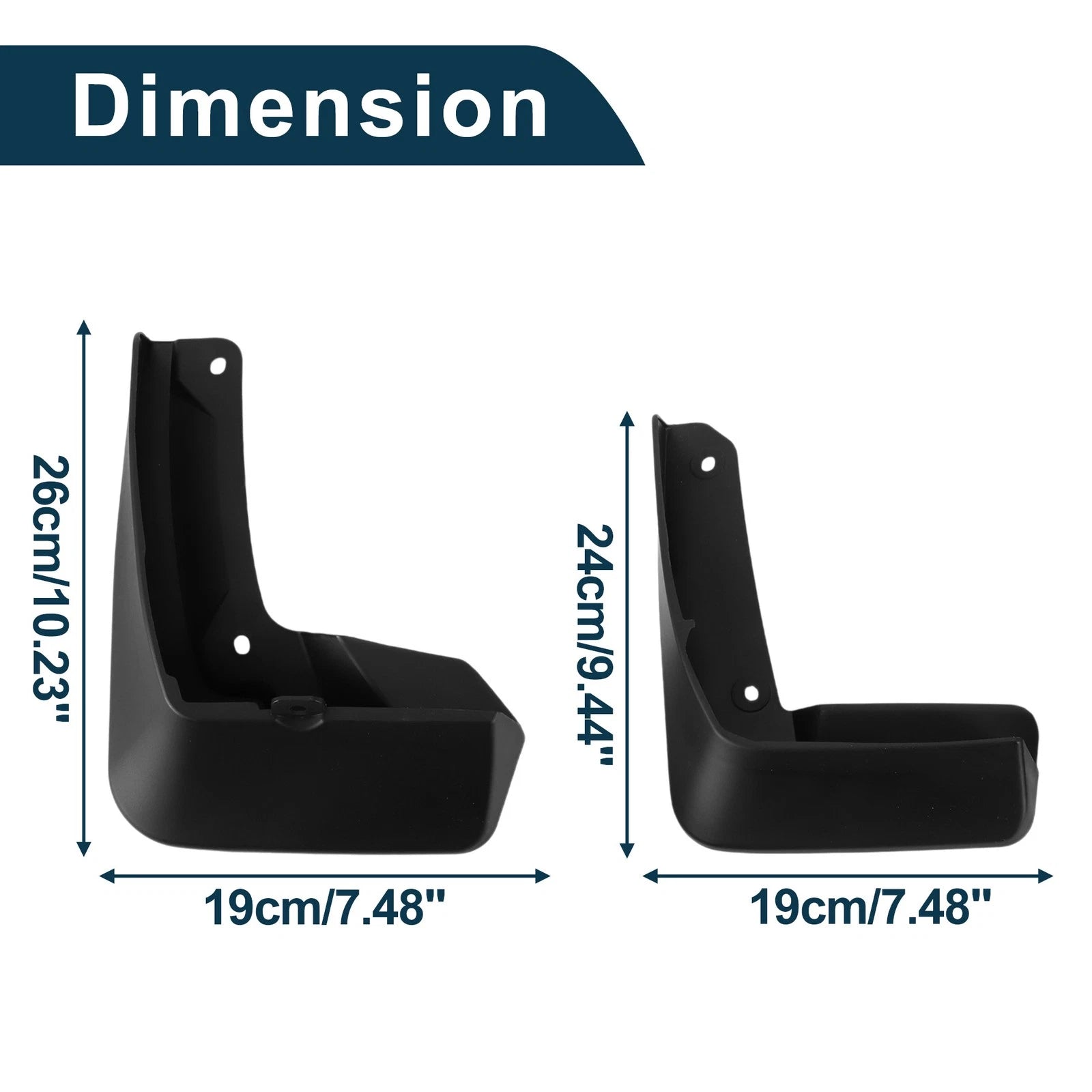 Mud Flaps Splash Guards 1 Set for Volkswagen Sagitar Jetta (2022–2024)