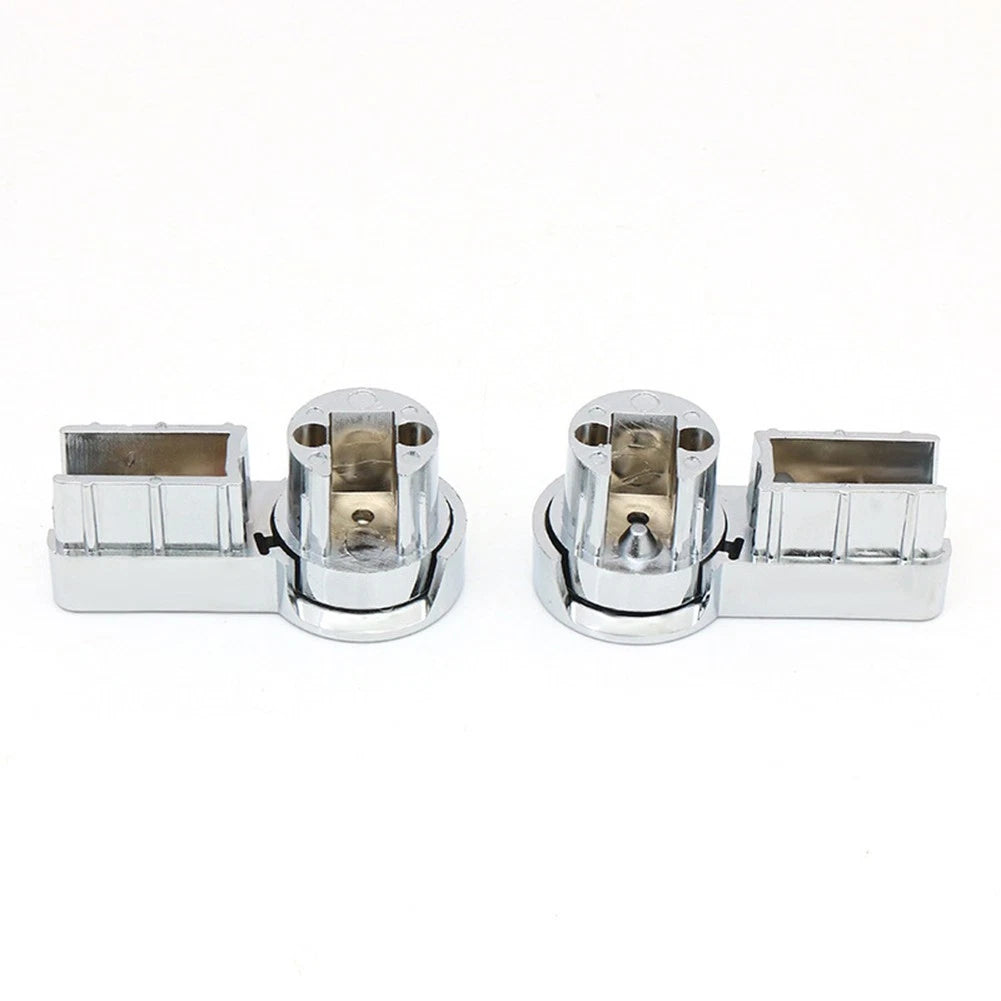 Bath Hinge Brackets for Shower Screen (Chrome Plated)