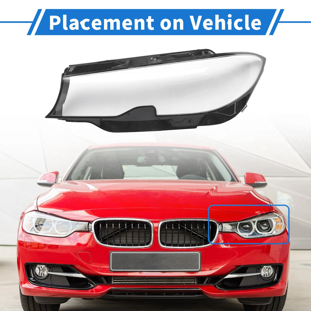 Front Left Headlight Lens Cover Replacement for BMW 330i (2019–2021)