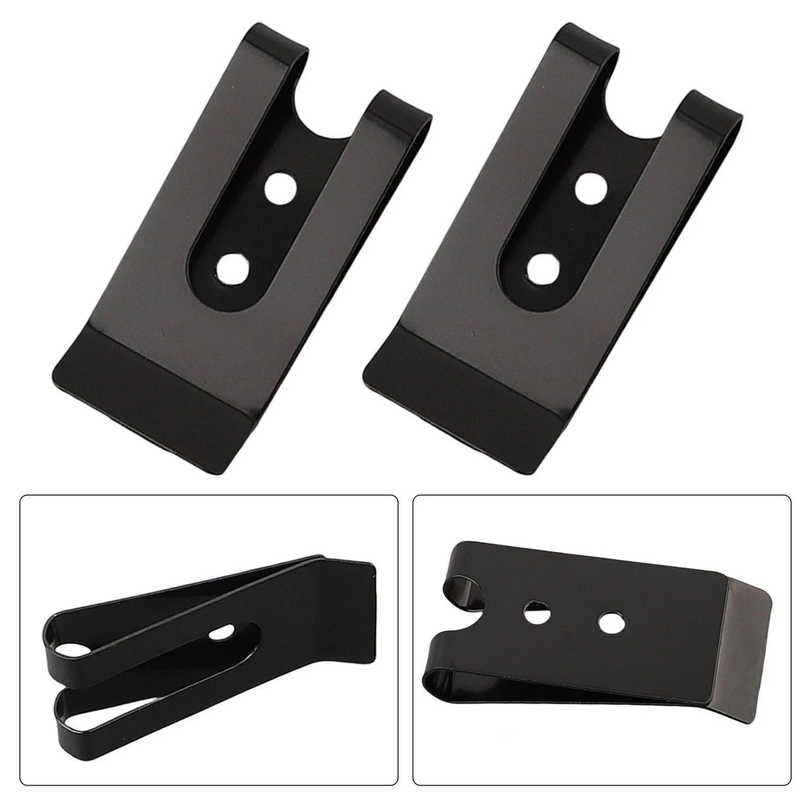 Belt Clip Hook for - 4mm, Black Coated Finish