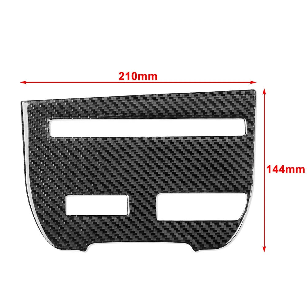 Central Console CD Panel Cover Trim for Nissan GTR R35 (2008–2016) Red