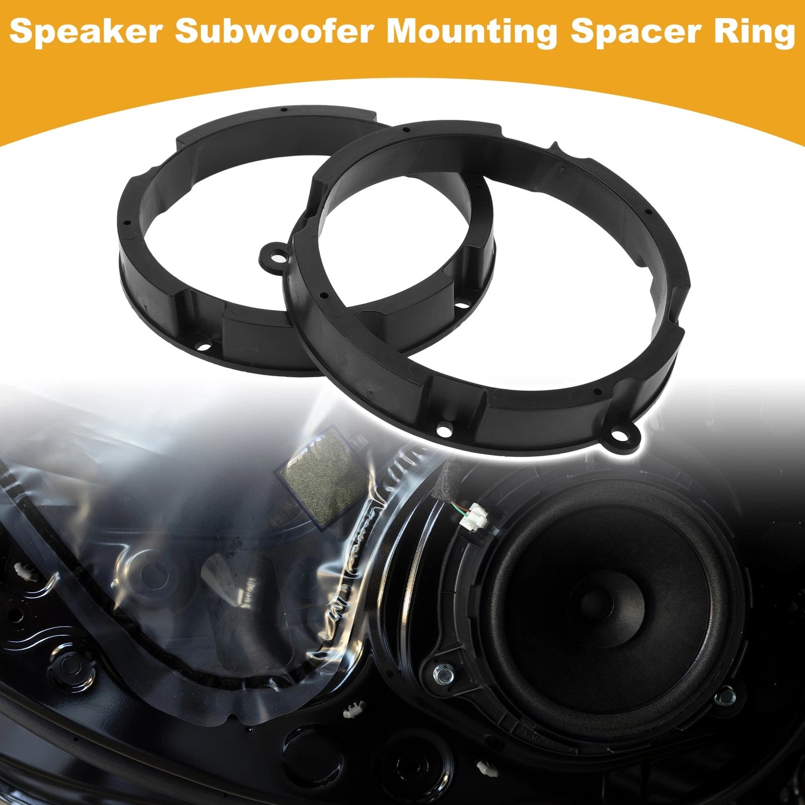 Tweeter Speaker Spacer Adapter Replacement for Volkswagen Santana 2Pc (1990–1990)