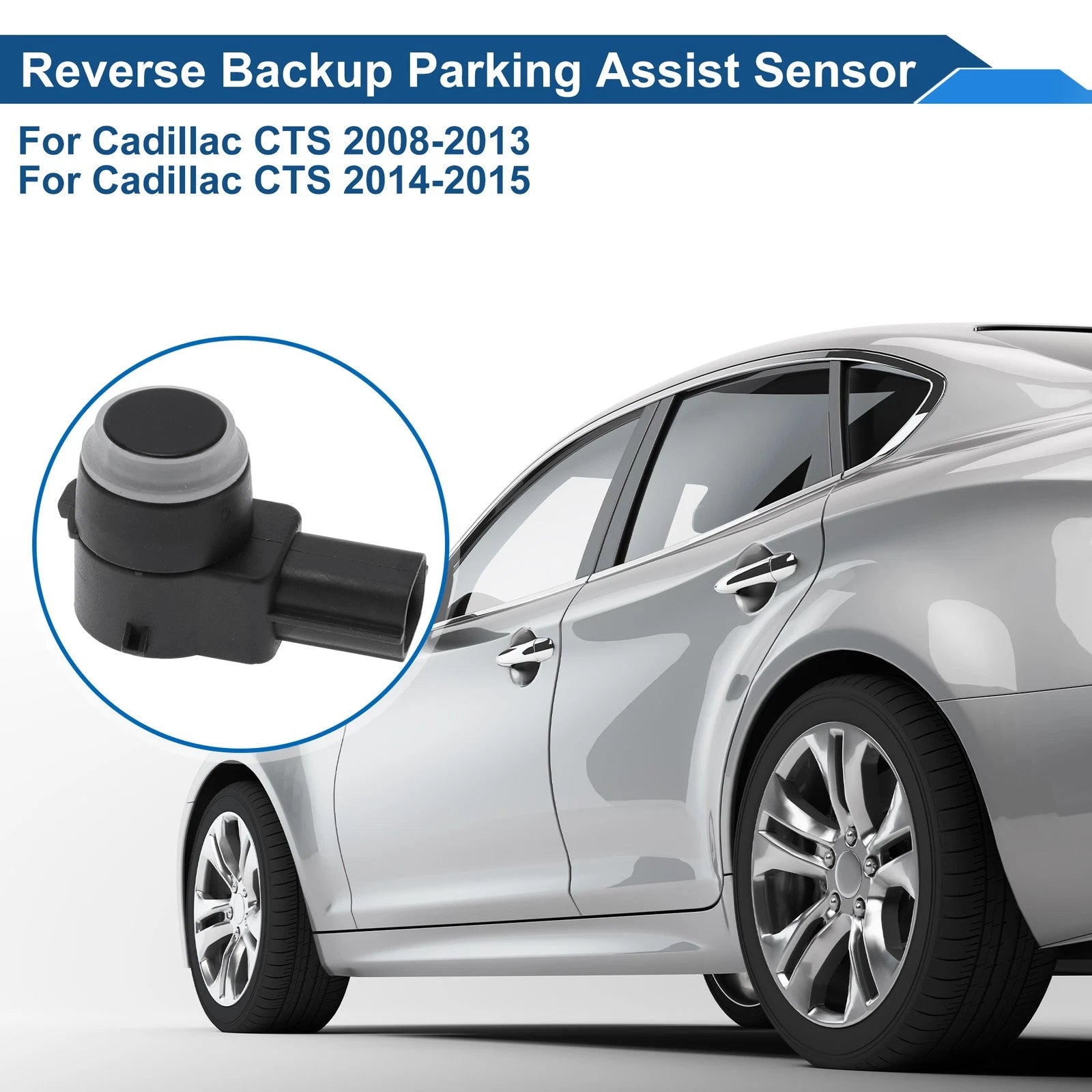 Reverse Backup Parking Sensor for Cadillac CTS (2008–2013) No.19116009 Black