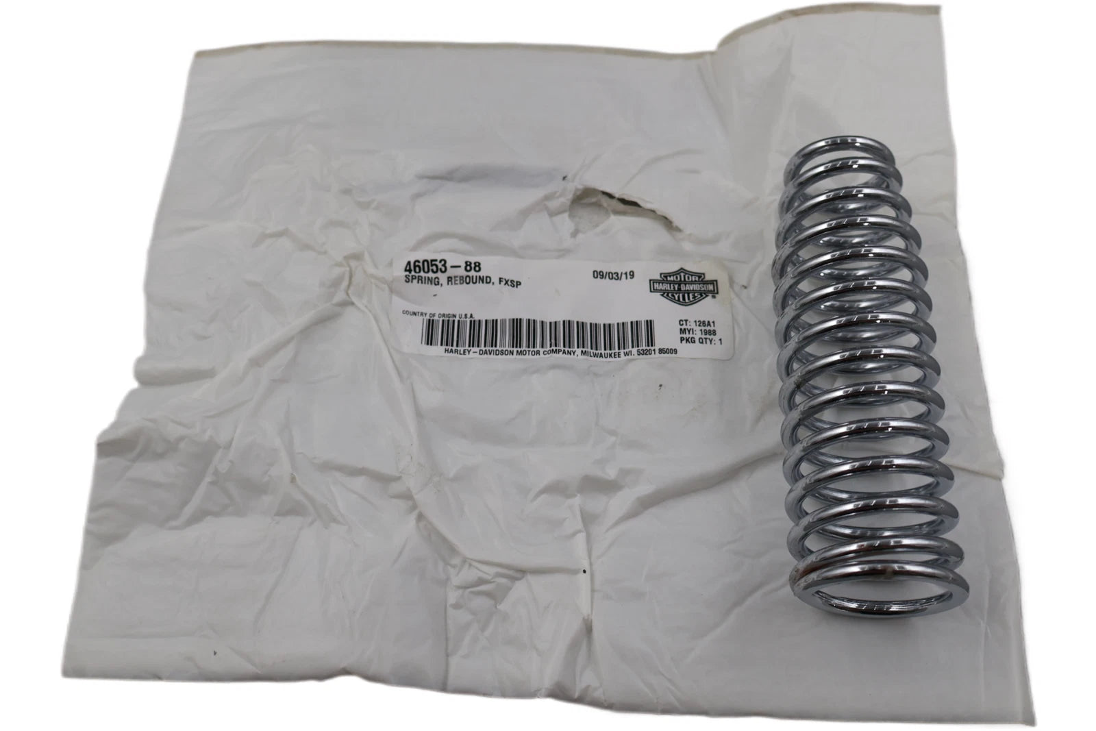 Rebound Spring for Harley Springer FL FX (1988–2011) 46053-88