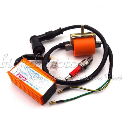 Racing Ignition Coil CDI Spark Plug for ATV 70 90 110 125 cc (Year Range)