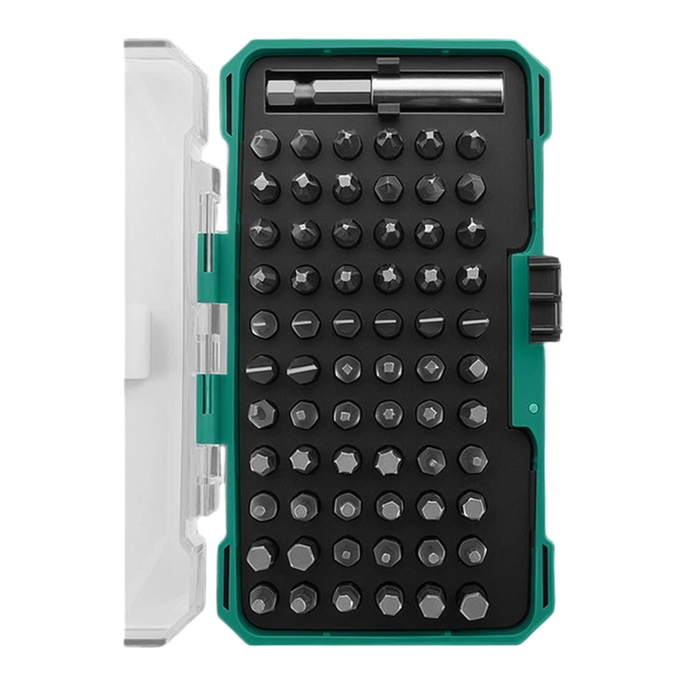 50PC 67PC Screwdriver Bit Set with Hex Slotted Square Bits for DIY Projects