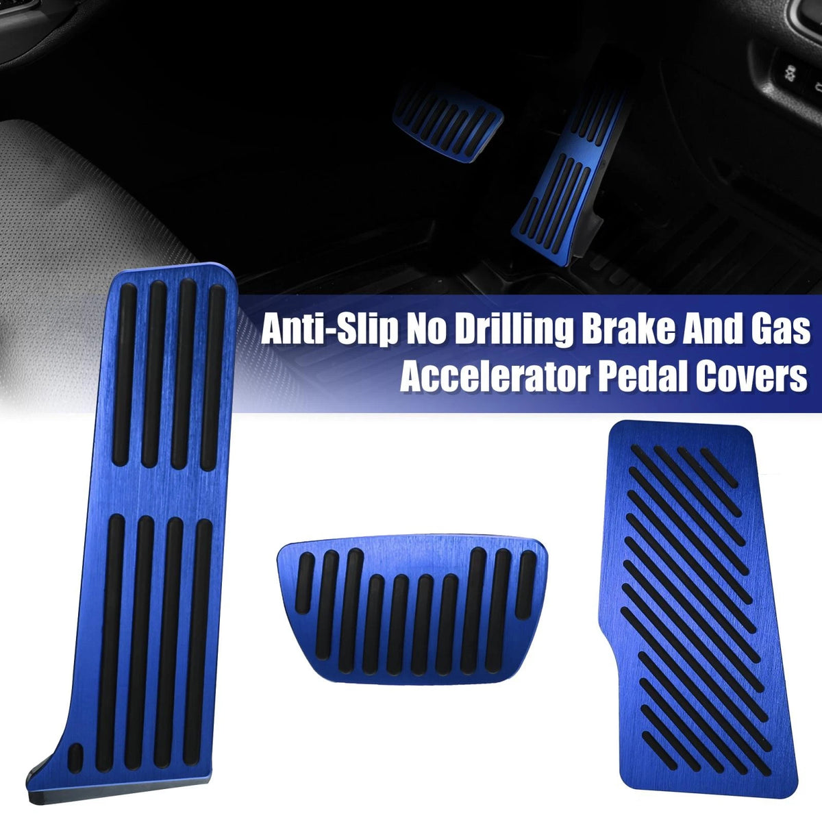 3PCS Brake Gas Accelerator Rest Pedal Non Slip for Toyota Camry (2018–2022)