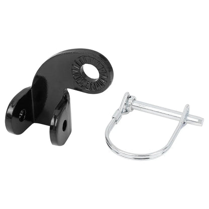 Bike Trailer Hitch Coupler Attachment for Bicycle Trailer (Silver Black) (2000–2026)