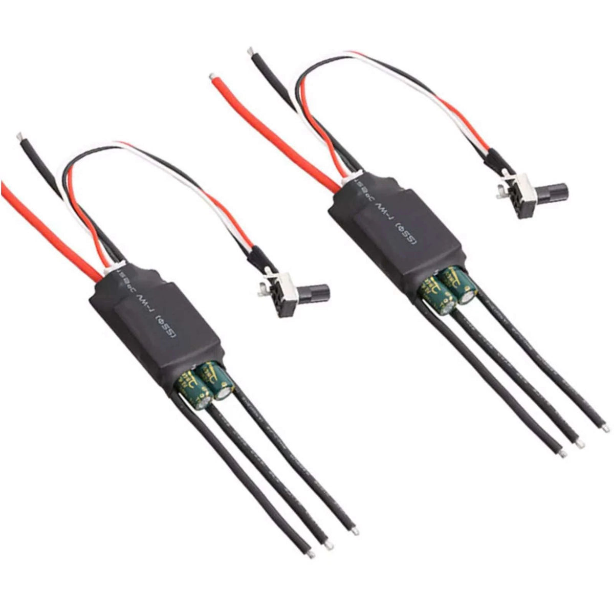 2X Brushless Motor Driver ESC Speed Controller 7-24V 200W for Electric Motors