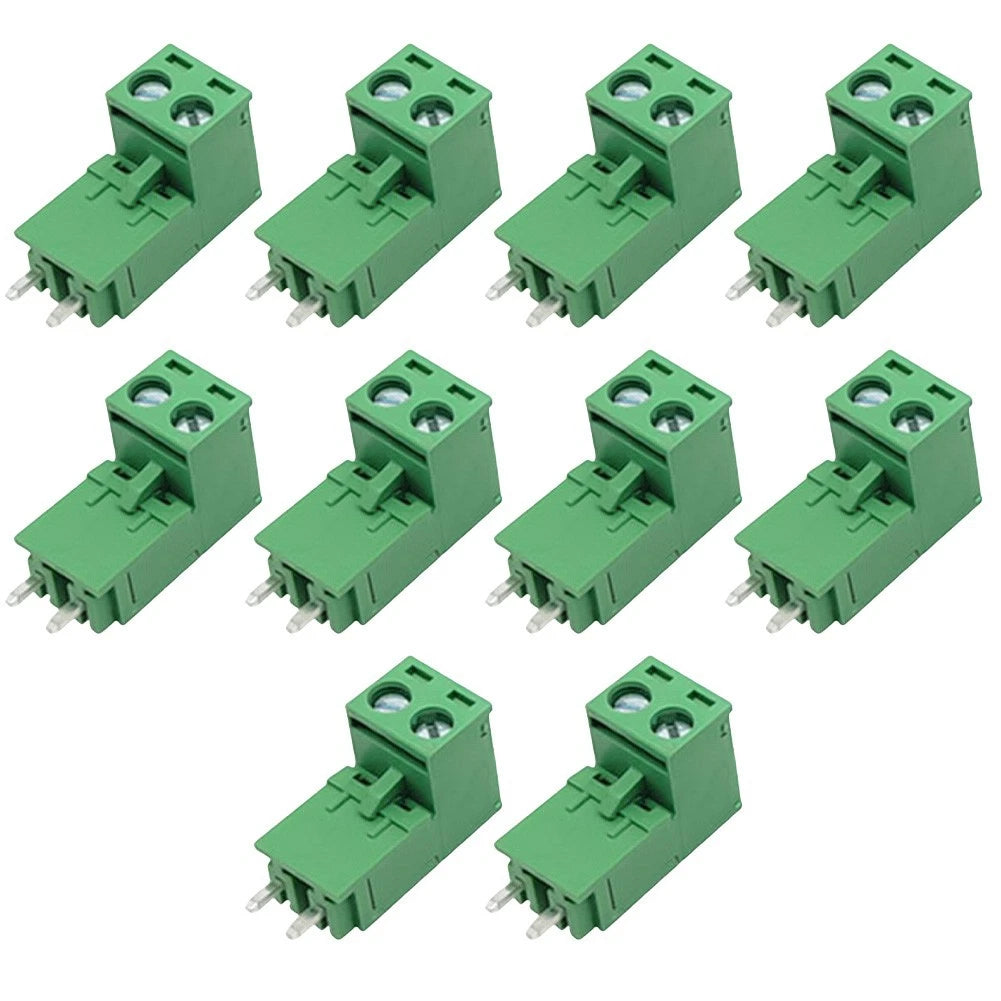 Set of 10 2 Pin Terminal Blocks for Safe Electrical Connections