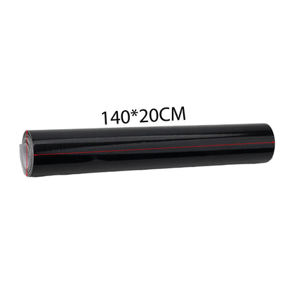 Sun Strip Visor for Van (140x20CM) # Vinyl Windshield Matte Black