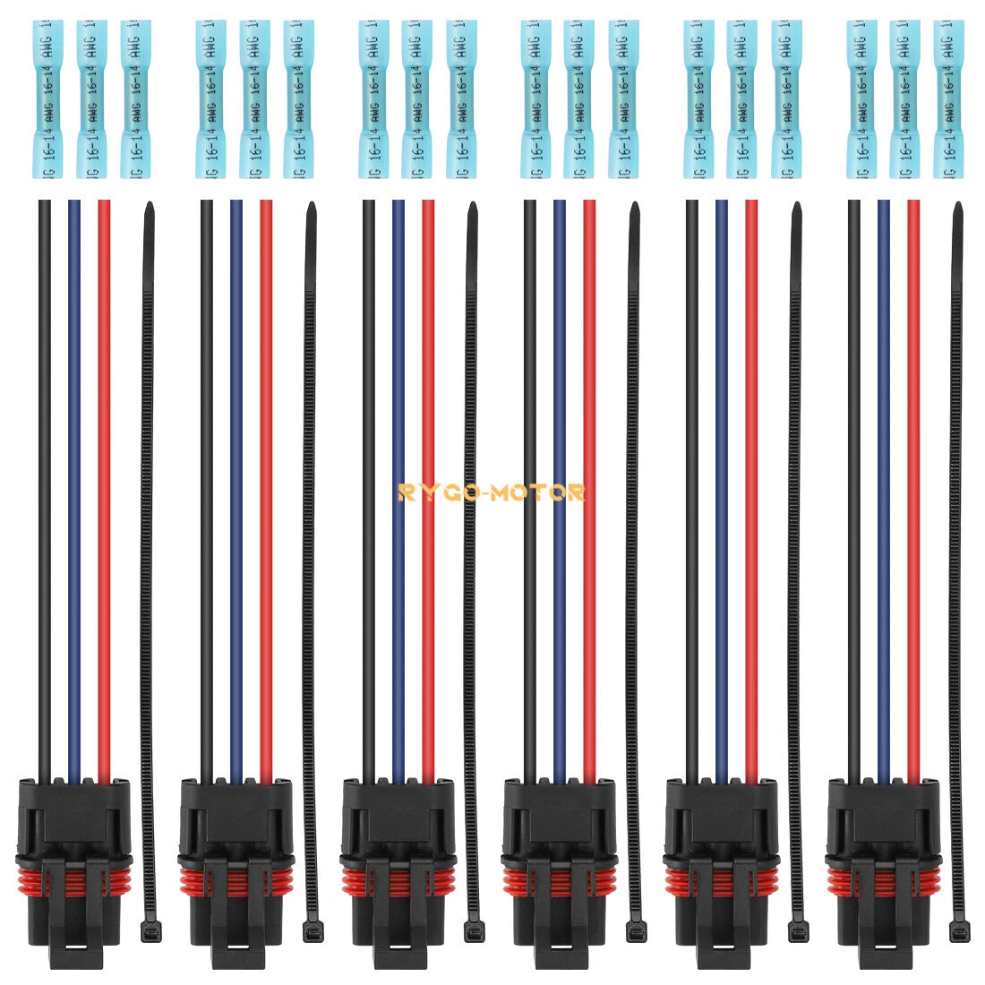 6 Pulse Bar Power Plug Bus Connector Pigtail for Polaris RZR PRO XP (2020–2023)