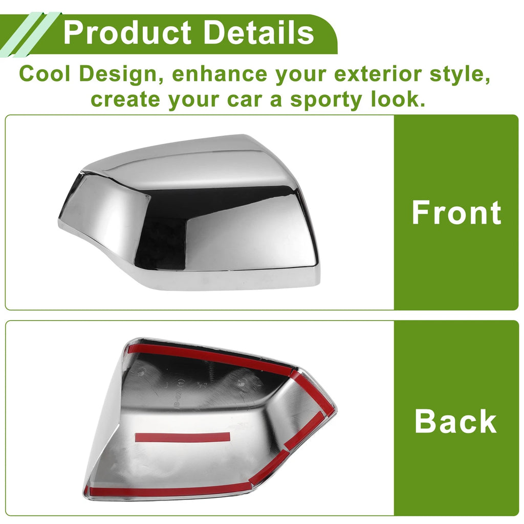 Left Right Side Mirror Cover Cap Replacement Pair for Cadillac Escalade (2021–2025)
