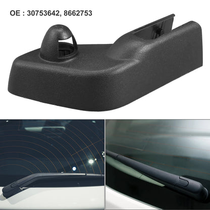 Rear Windshield Wiper Arm Nut Cap 30753642 for Volvo V70 (2001–2007) Black